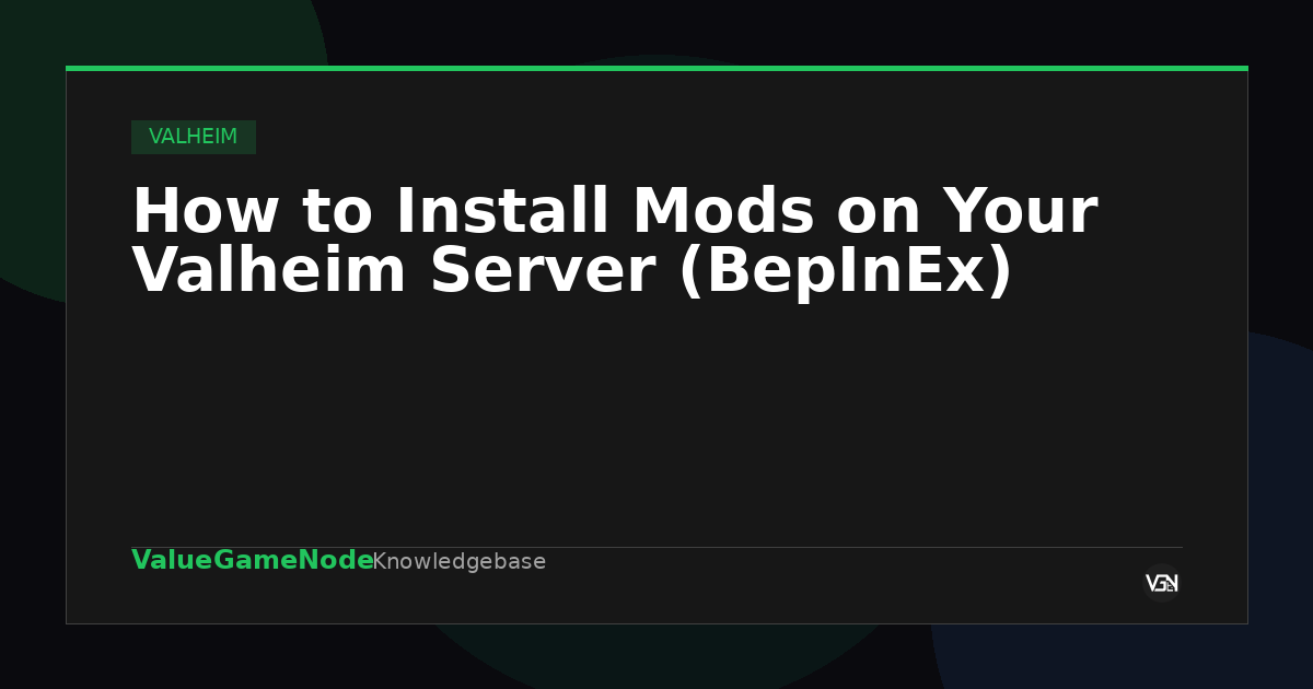 How to Install Mods on Your Valheim Server (BepInEx) – Knowledgebase ...